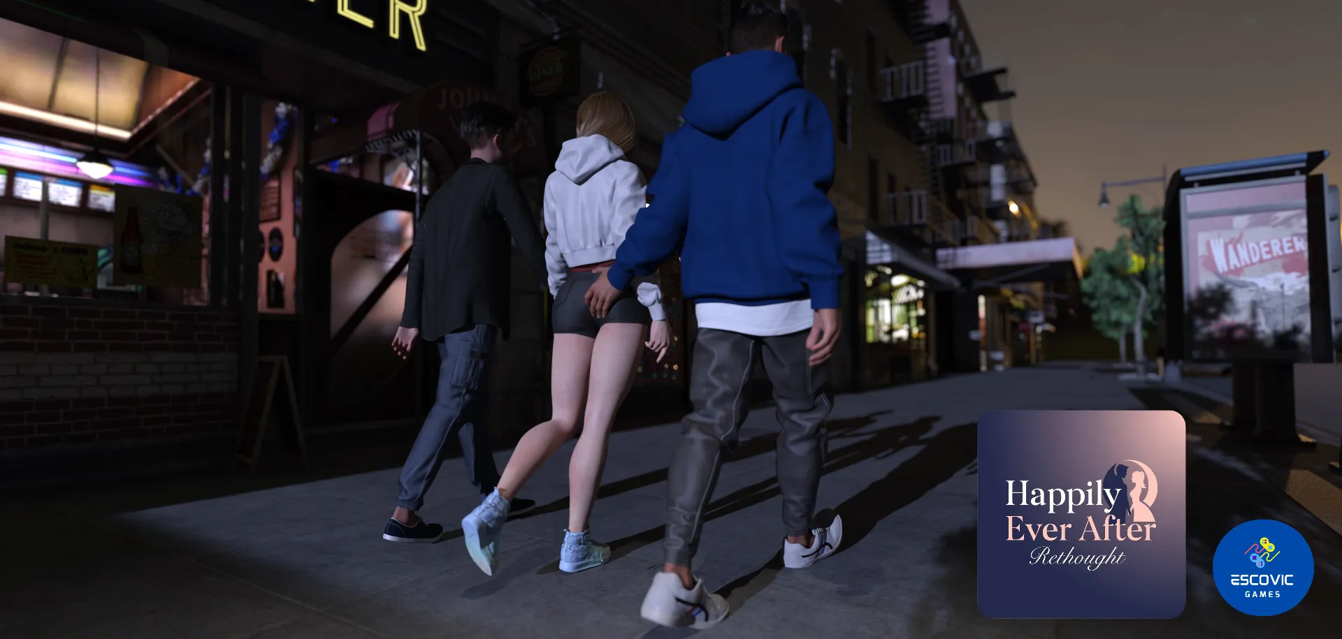Happily Ever After: Rethought cover 0.6.0 – Ren'Py adult game by Escovic Games free download