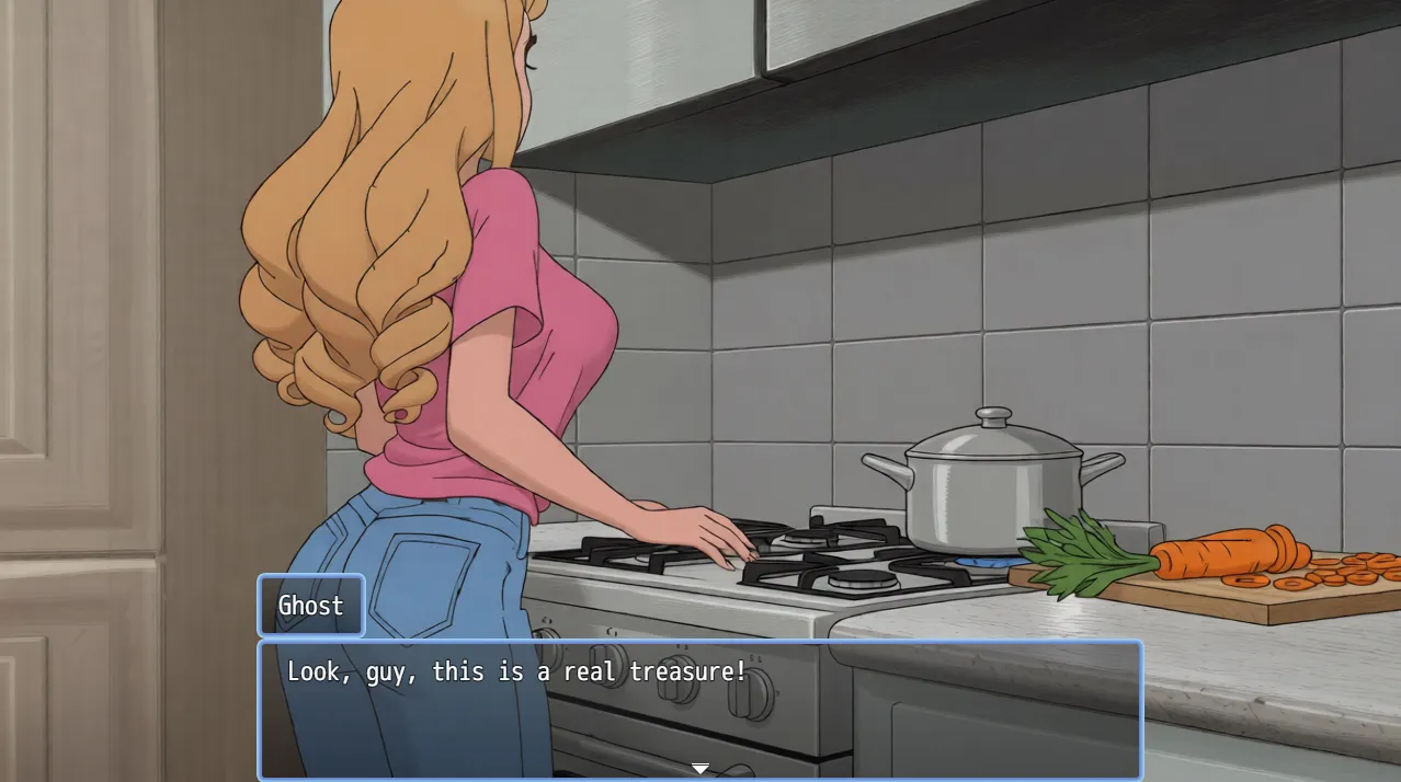 The Haunter House gameplay screenshot 10 (Ren'Py adult game) by Atomic Samovar – free download