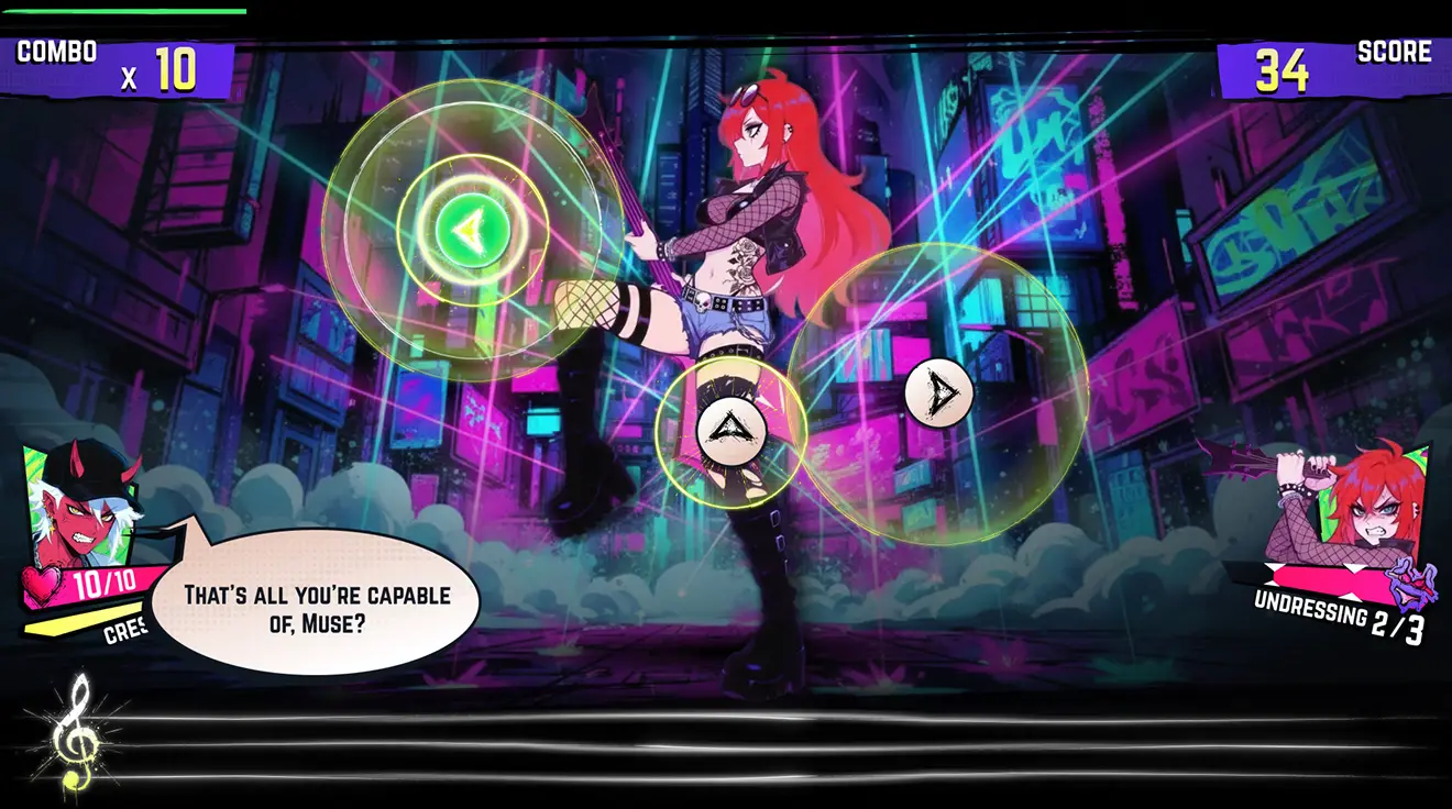 Sex-Pop Demon Hunters gameplay screenshot 3 (Ren'Py adult game) by Sweet Buns Games – free download