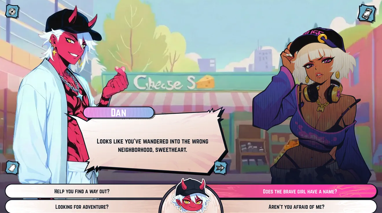 Sex-Pop Demon Hunters gameplay screenshot 2 (Ren'Py adult game) by Sweet Buns Games – free download