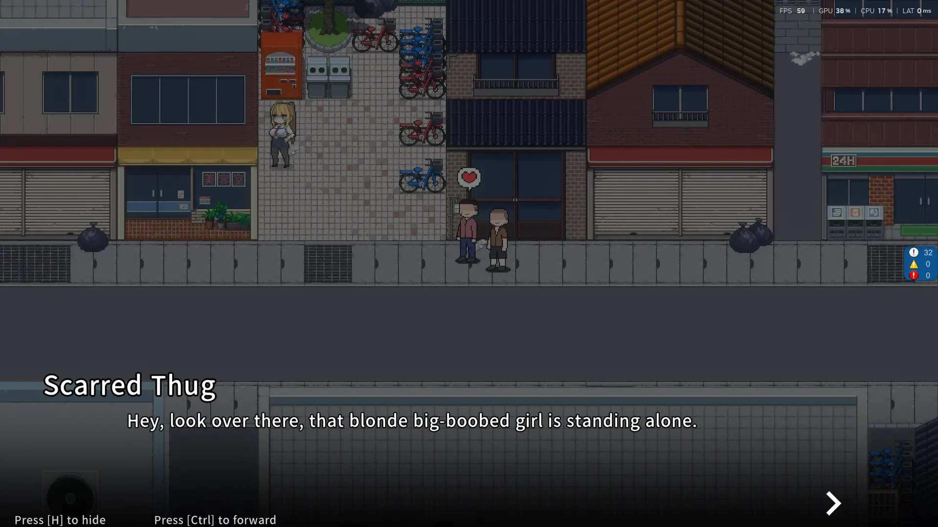 Hidden Badge gameplay screenshot 6 (Ren'Py adult game) by Night-Day-Night-Nine – free download