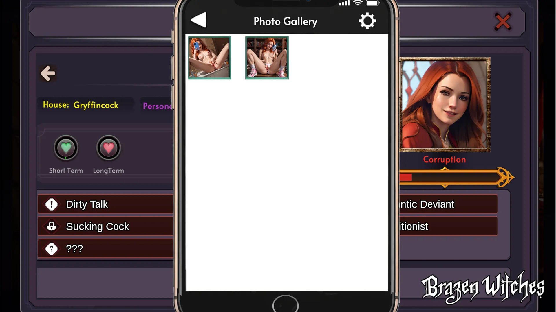 Brazen Witches gameplay screenshot 15 (Ren'Py adult game) by Crimson Warlock – free download