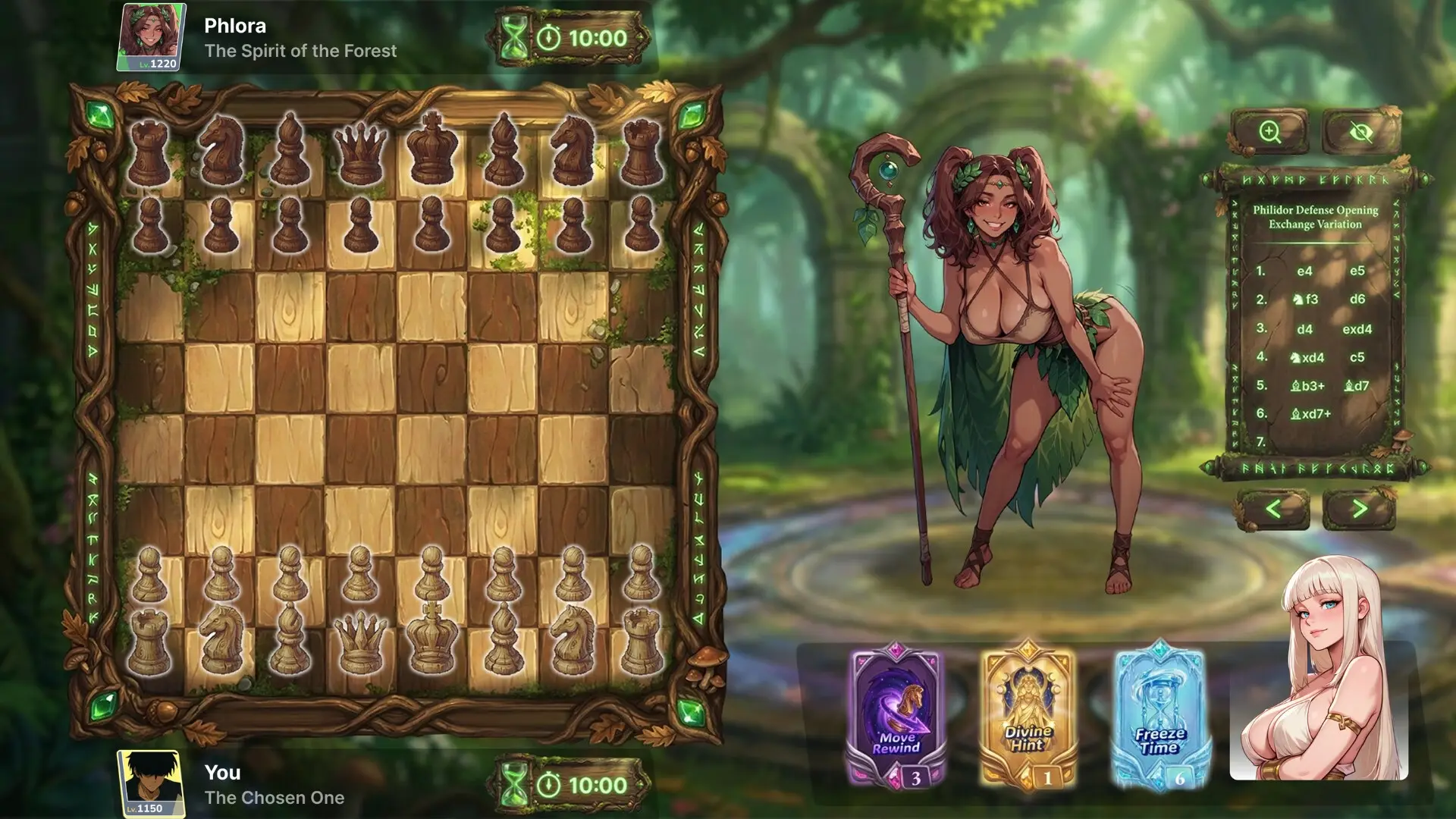 Check-Mate gameplay screenshot 1 (Ren'Py adult game) by Oneiros Games – free download