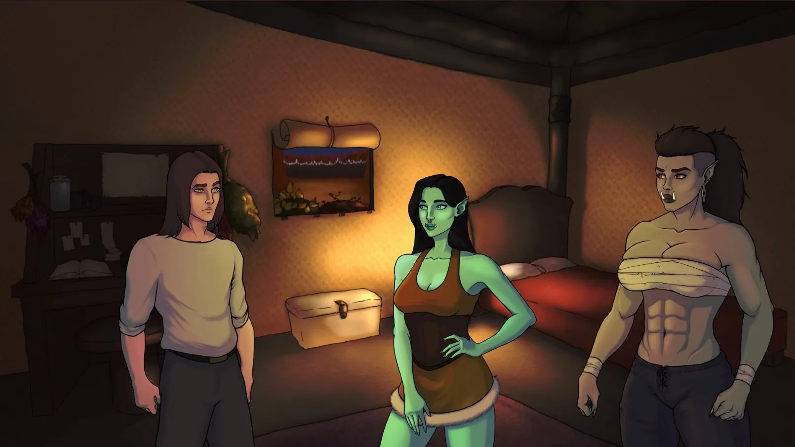 Mystery Delivery gameplay screenshot 3 (Ren'Py adult game) by Repellios Studio – free download