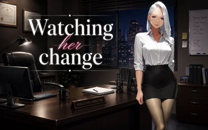 Watching Her Change cover 1.1.1 – Ren'Py adult game by PotatoeStudio free download