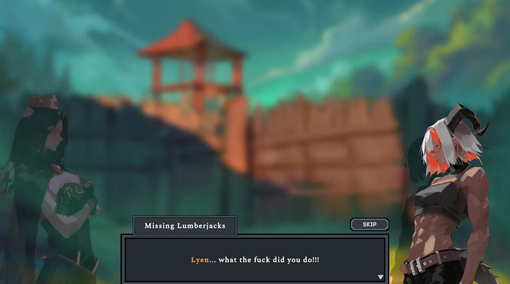 Veil gameplay screenshot 1 (Ren'Py adult game) by AshiDev – free download