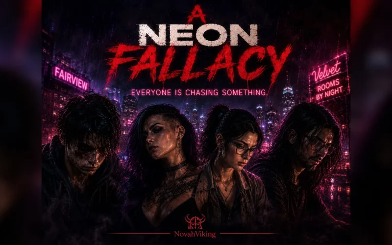 A Neon Fallacy cover 0.04 Alpha – Godot adult game by NovahViking free download