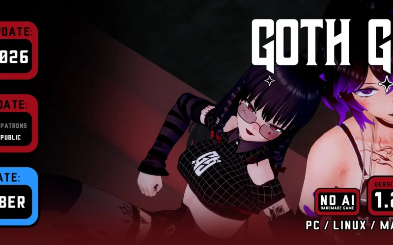 Goth Gasp cover 1.3.P1 – Ren'Py adult game by Frost Mist free download