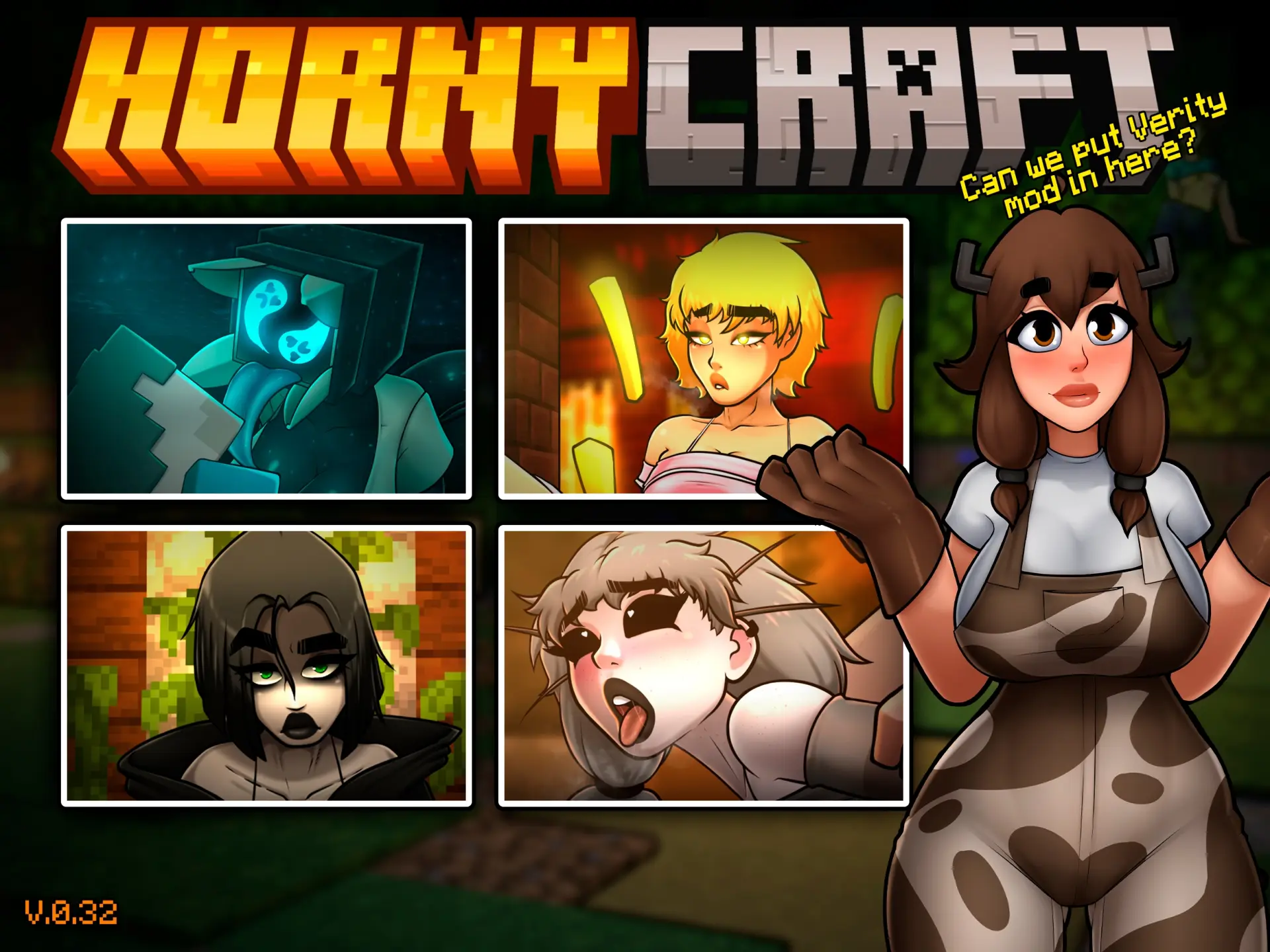 Hornycraft cover 0.33 – Ren'Py adult game by Shadik free download