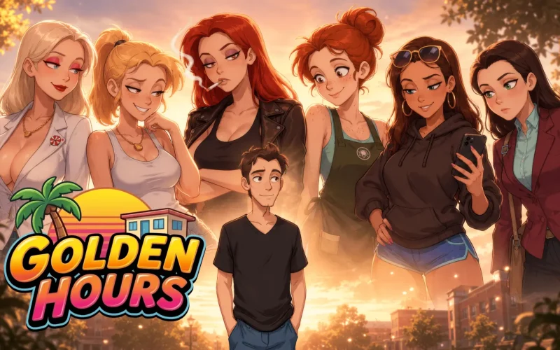 Golden Hours cover 0.5.5 Premium – Ren'Py adult game by Deviant Dreams free download