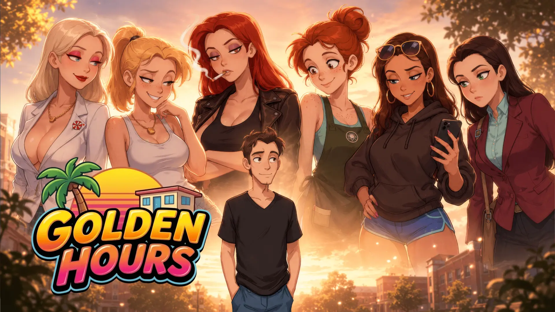 Golden Hours cover 0.5.5 Premium – Ren'Py adult game by Deviant Dreams free download