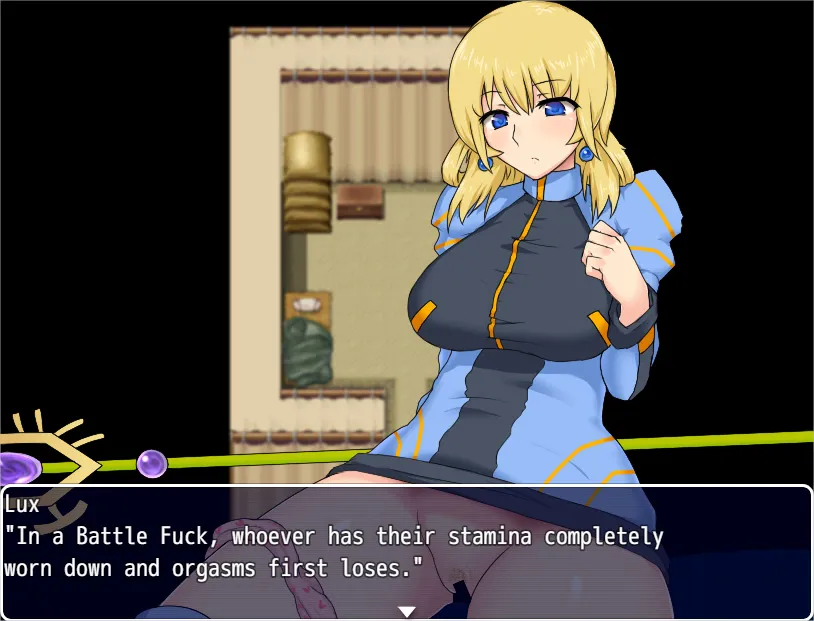 Succubus Frontier gameplay screenshot 3 (Ren'Py adult game) by Sweet Raspberry – free download