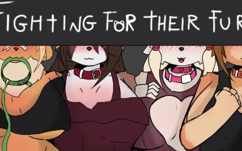 Fighting for Their Fur cover 0.15 – Ren'Py adult game by MR.DBBR free download