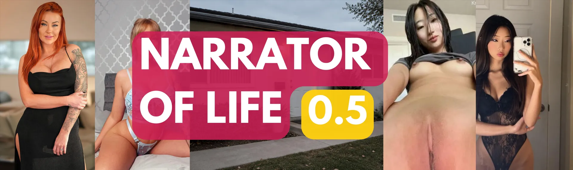 Narrator of Life cover 0.8 – HTML adult game by ChromaK free download