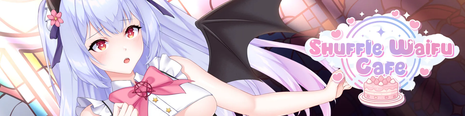 Shuffle Waifu Cafe cover 0.1 Public – Ren'Py adult game by Cute Anime Girls free download