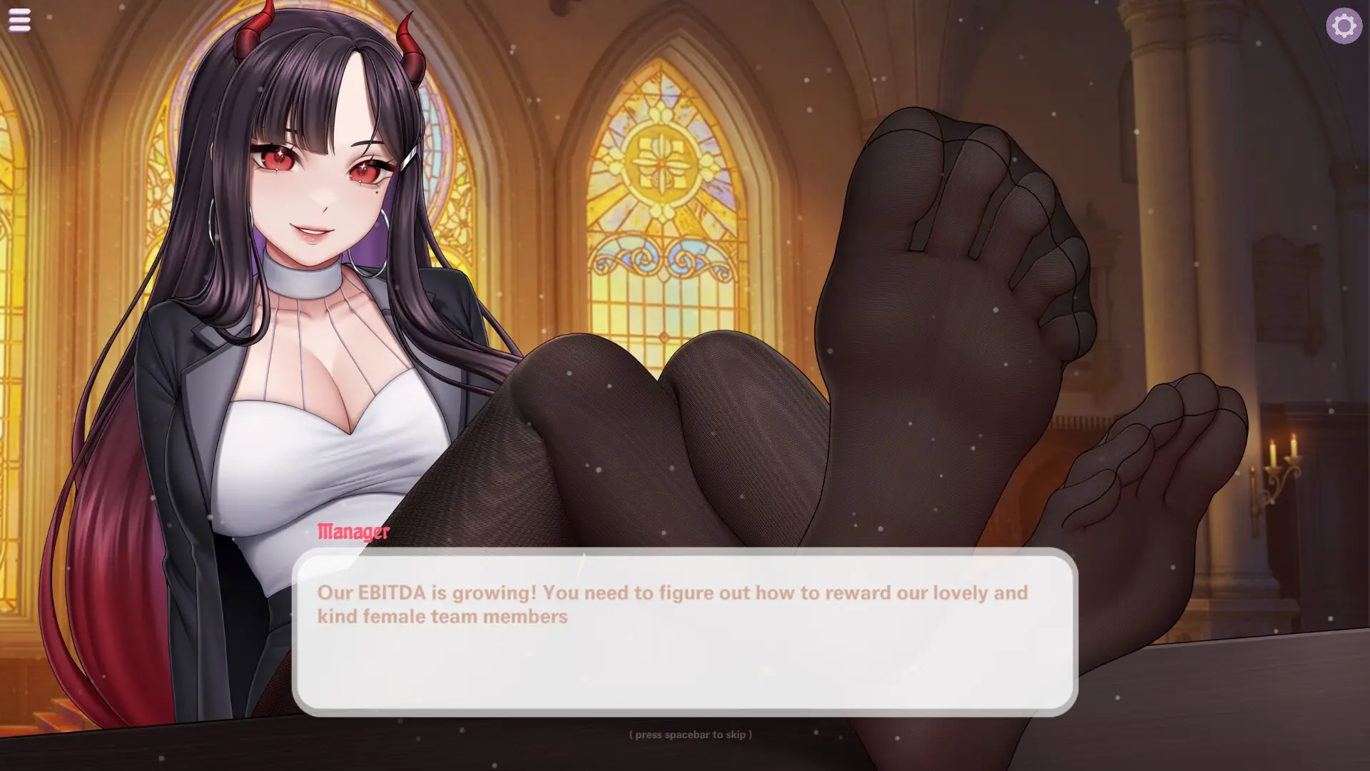 Shuffle Waifu Cafe gameplay screenshot 4 (Ren'Py adult game) by Cute Anime Girls – free download