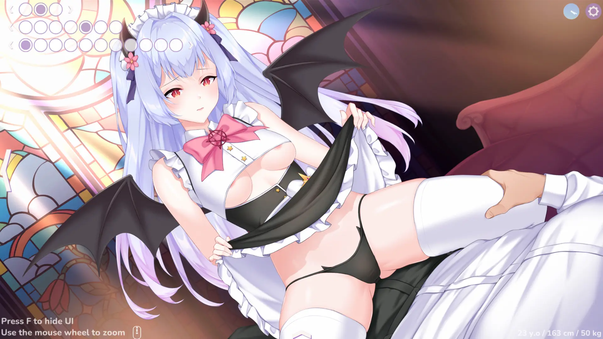 Shuffle Waifu Cafe gameplay screenshot 1 (Ren'Py adult game) by Cute Anime Girls – free download