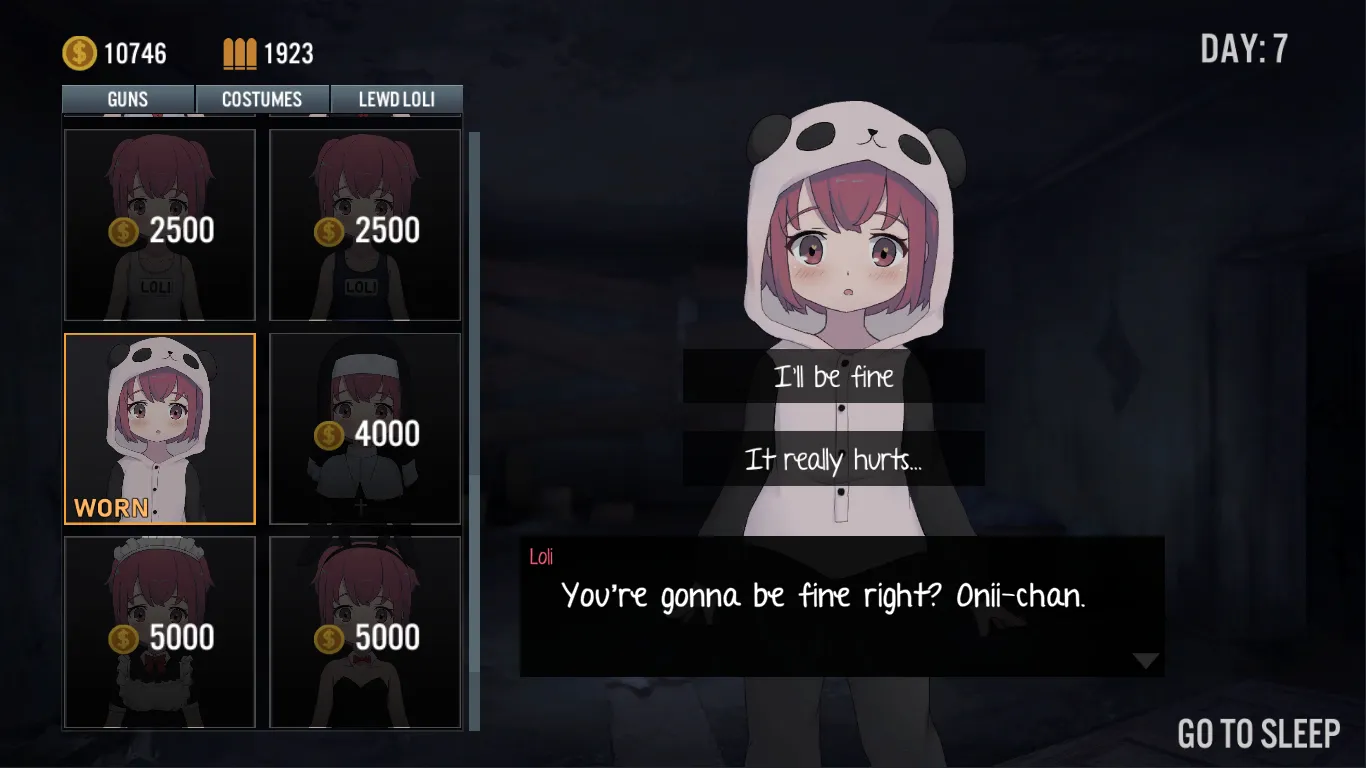 Protecc Your Loli gameplay screenshot 4 (Ren'Py adult game) by Kamuo – free download
