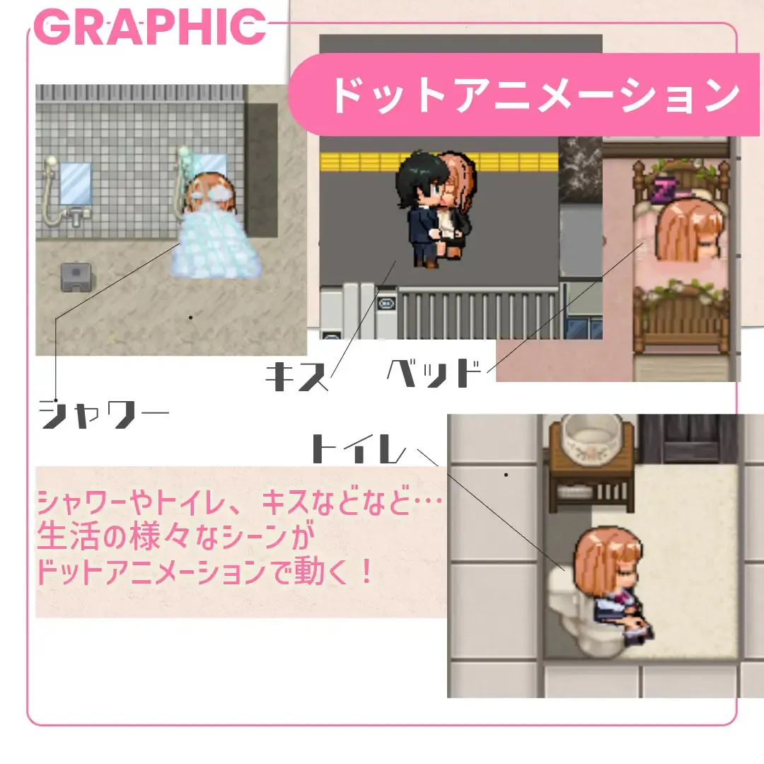 Reverse Hearts gameplay screenshot 3 (Ren'Py adult game) by Chewy Potato (じゃがいもちもち) – free download