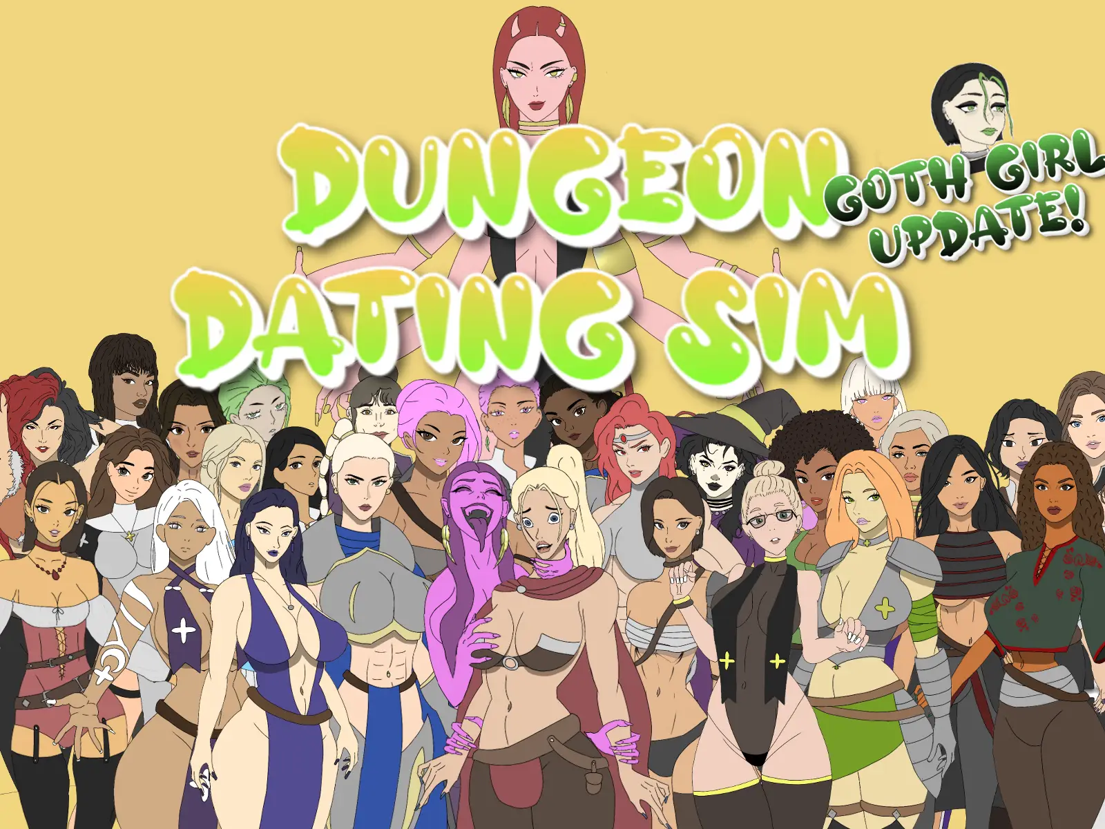 Dungeon Dating Sim cover 2026-07-05 – Ren'Py adult game by Sammi P free download