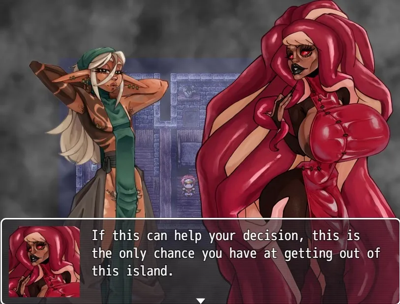 Island in Yellow gameplay screenshot 1 (Ren'Py adult game) by BleakHill – free download