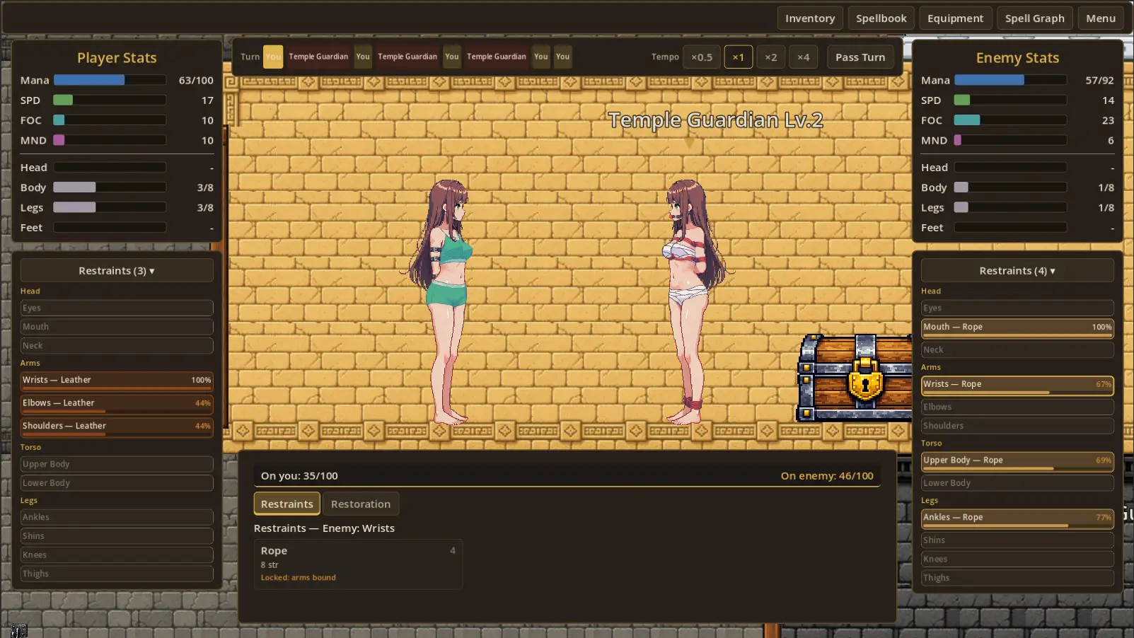 TunnelBound cover 0.9.0 – Godot adult game by VeryWeirdDev free download