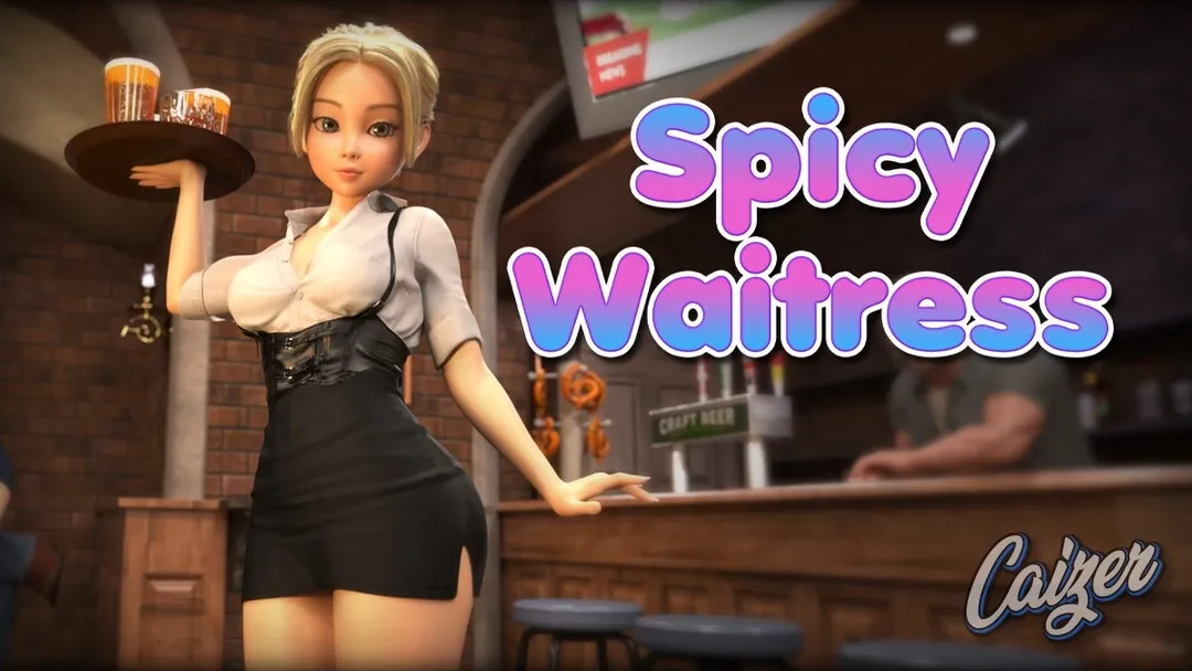 Spicy Waitress cover 0.2 – Ren'Py adult game by Caizer Games free download