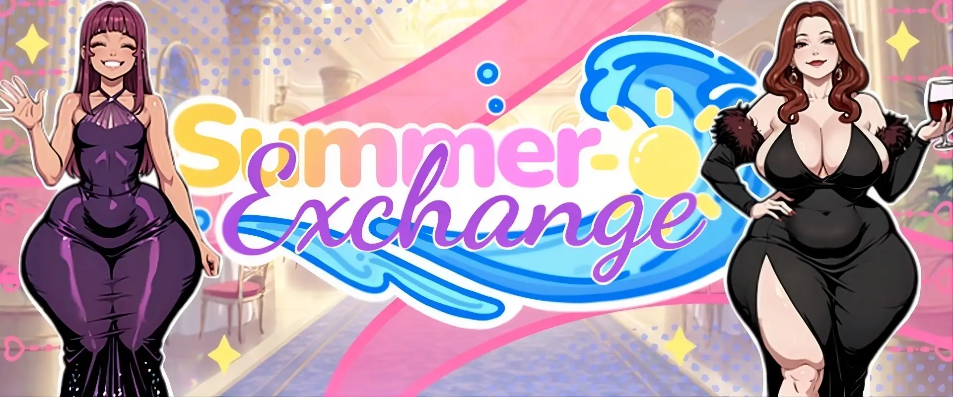 Summer Exchange cover 0.3 – Godot adult game by JellyPixStudio free download