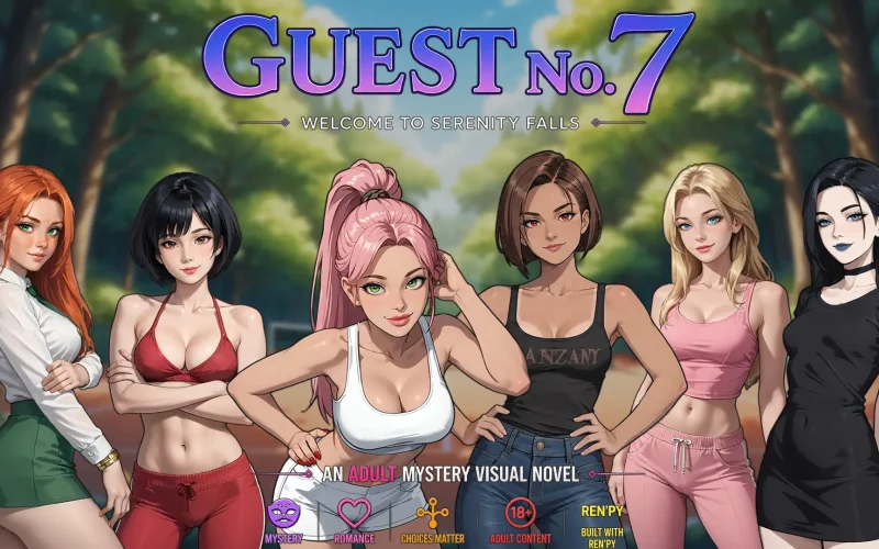 Guest No. 7 cover 0.2 – Ren'Py adult game by Neon Door Games free download