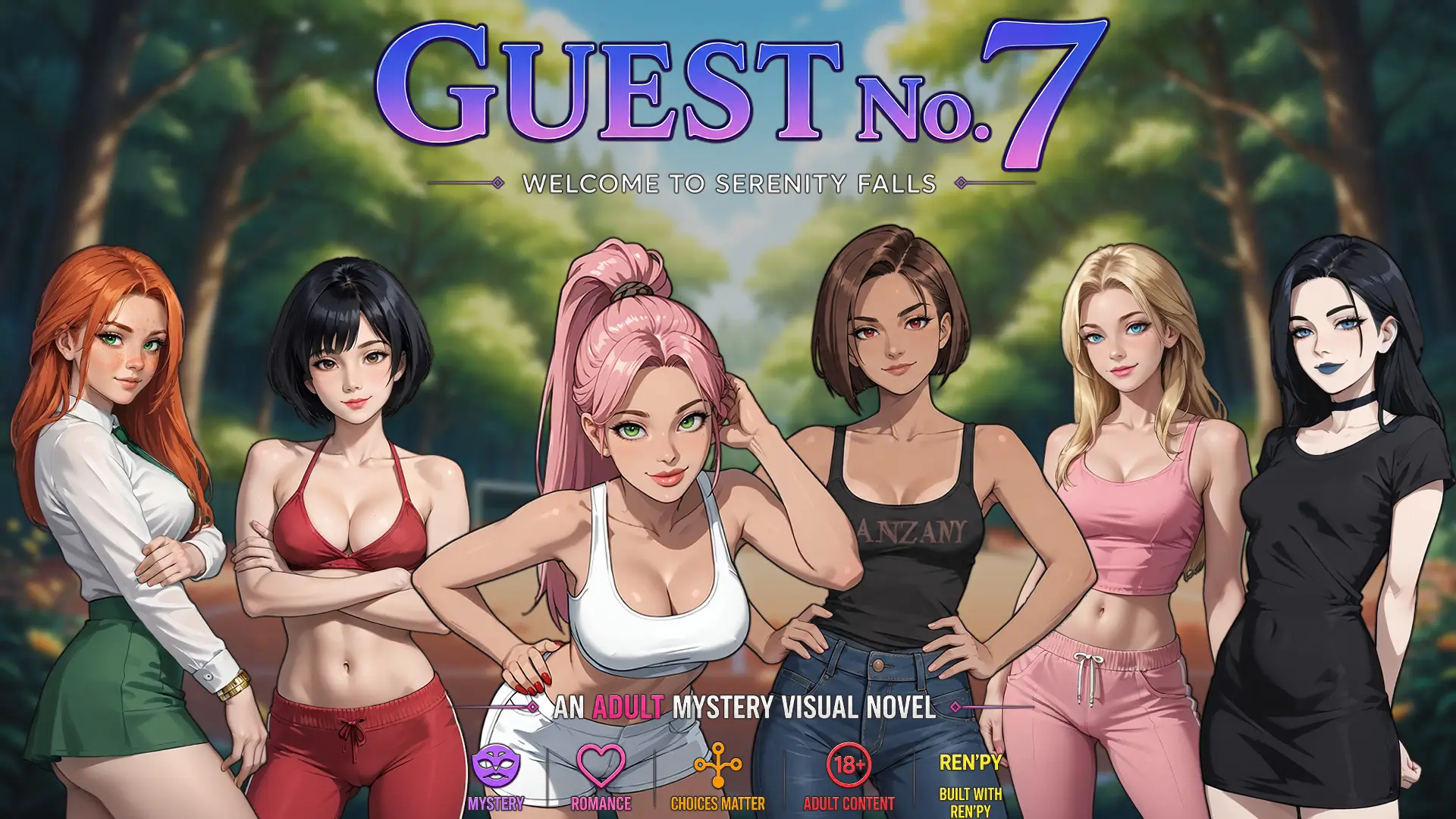 Guest No. 7 cover 0.2 – Ren'Py adult game by Neon Door Games free download