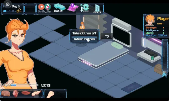 Cyberpunk 2069 gameplay screenshot 9 (Ren'Py adult game) by Jackie Boy – free download