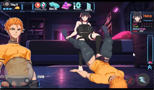 Cyberpunk 2069 gameplay screenshot 8 (Ren'Py adult game) by Jackie Boy – free download