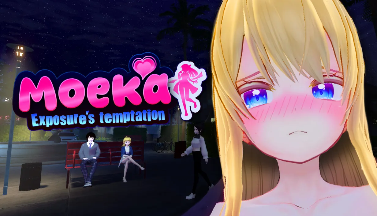 Moeka: Exposure’s Temptation gameplay screenshot 2 (Ren'Py adult game) by ShyGirlTeam – free download