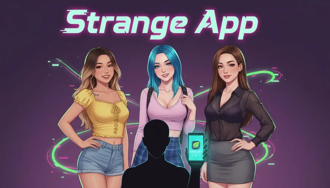 Strange App cover 2.1 – HTML adult game by Aulus free download