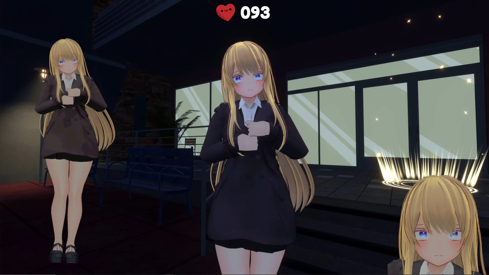 Moeka: Exposure’s Temptation gameplay screenshot 11 (Ren'Py adult game) by ShyGirlTeam – free download