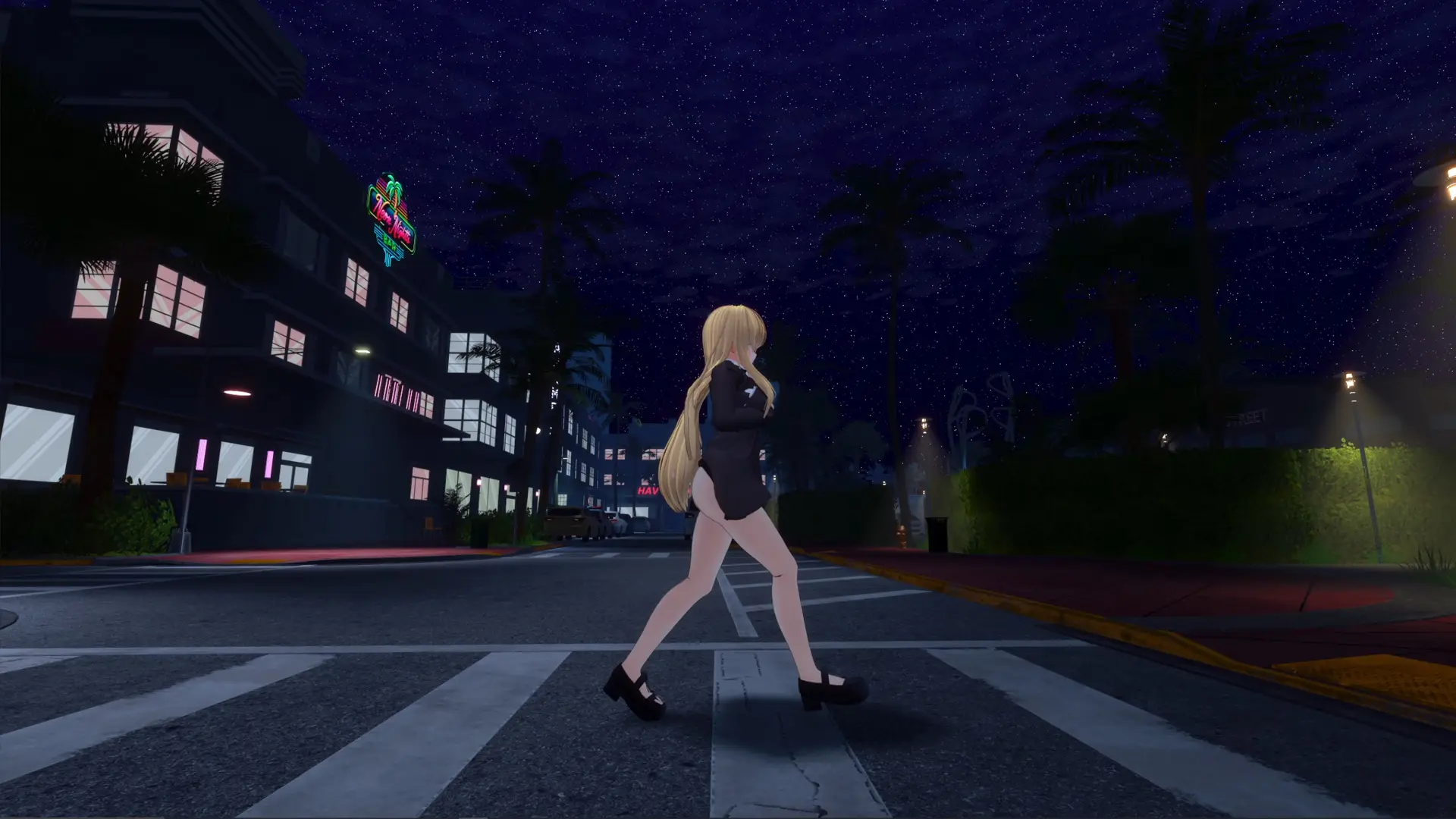 Moeka: Exposure’s Temptation gameplay screenshot 3 (Ren'Py adult game) by ShyGirlTeam – free download