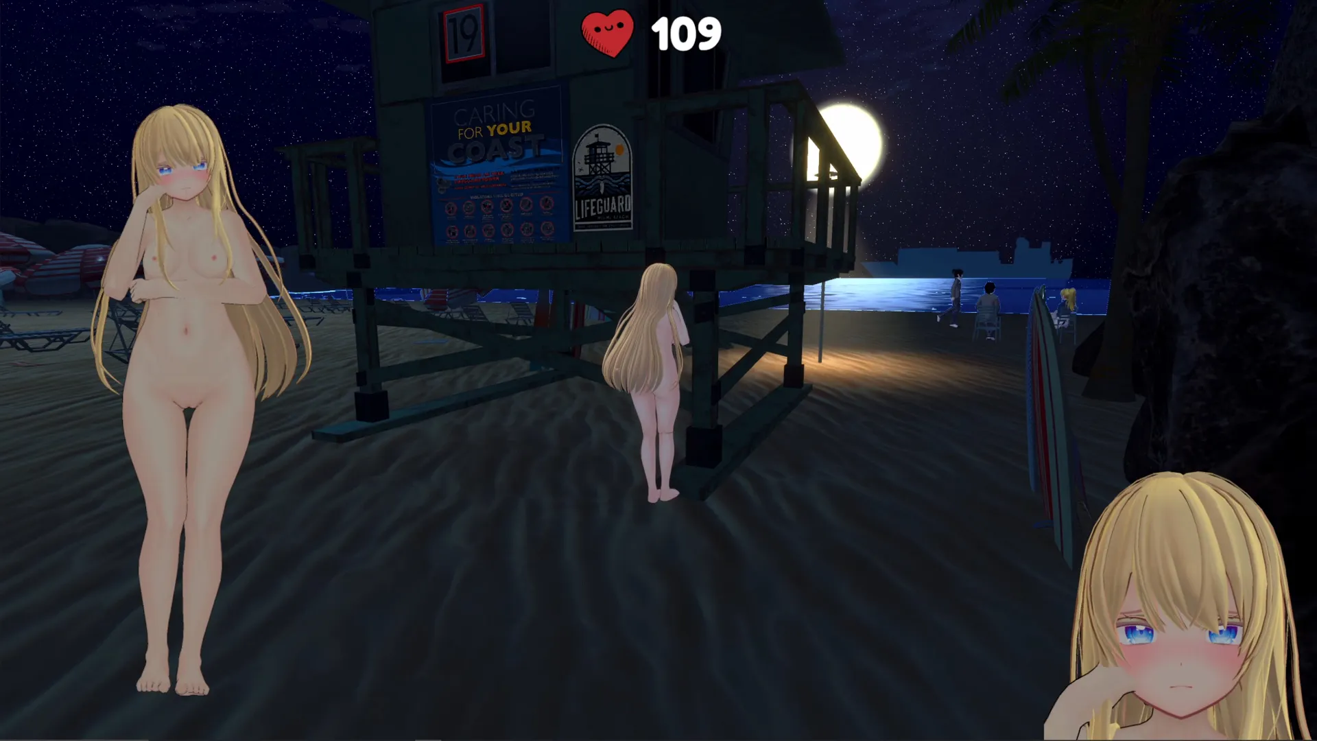 Moeka: Exposure’s Temptation gameplay screenshot 6 (Ren'Py adult game) by ShyGirlTeam – free download