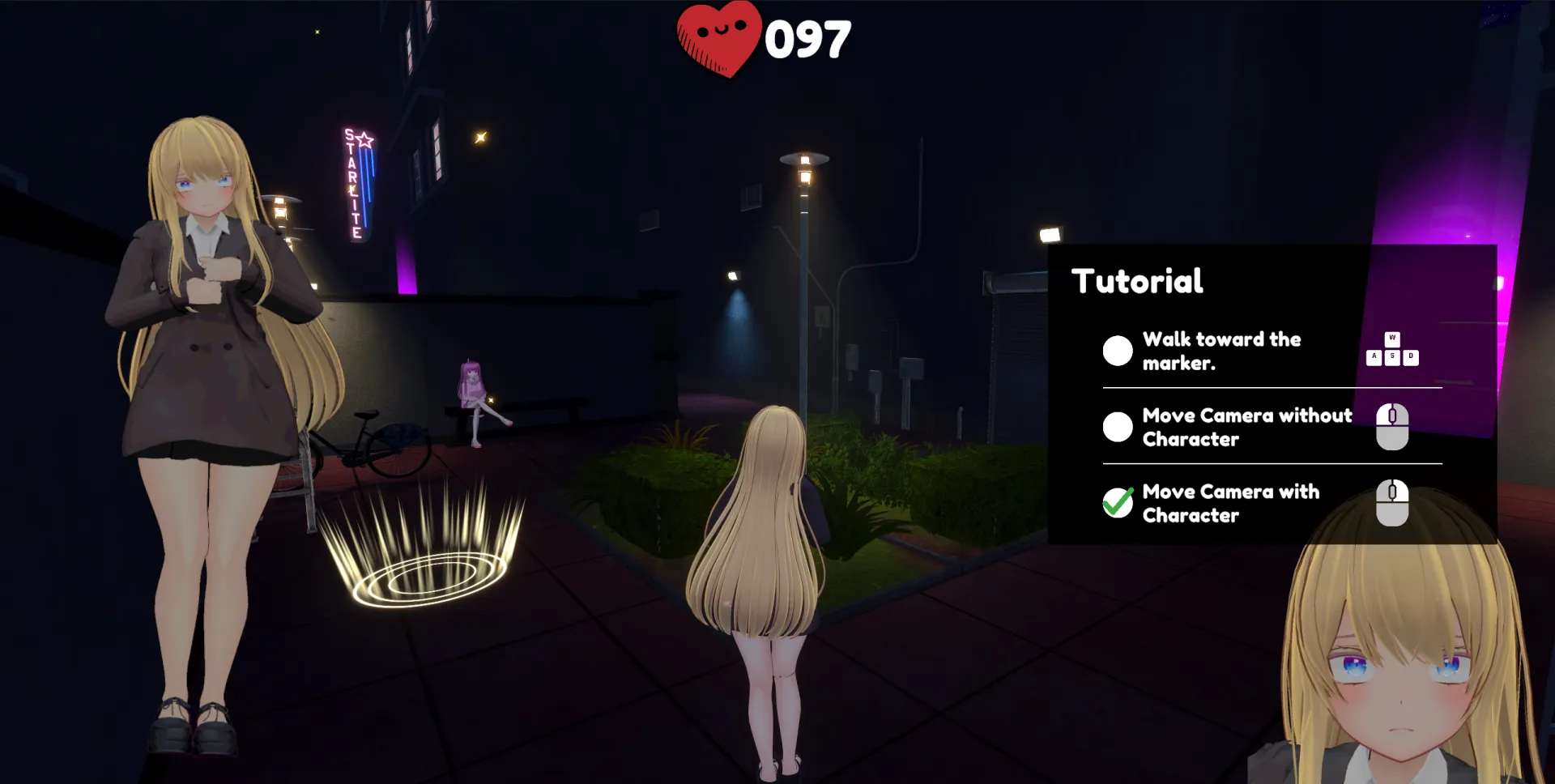 Moeka: Exposure’s Temptation gameplay screenshot 10 (Ren'Py adult game) by ShyGirlTeam – free download