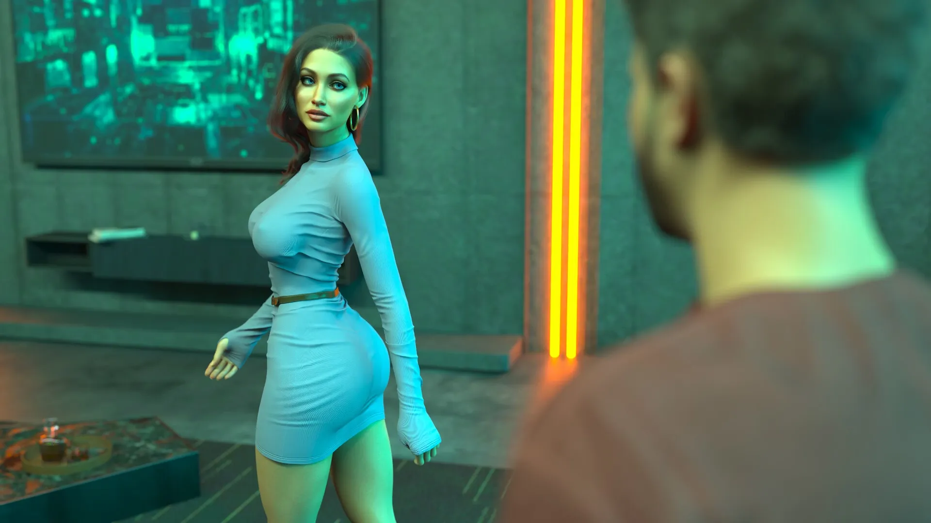 Between Us: Reckoning gameplay screenshot 7 (Ren'Py adult game) by KetsuBro – free download