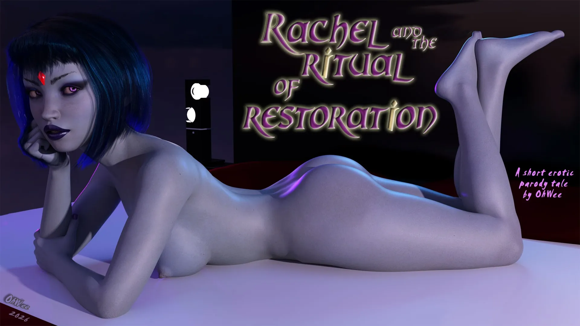 Rachel and the Ritual of Restoration – Theatrical Cut gameplay screenshot 1 (Ren'Py adult game) by OhWee – free download