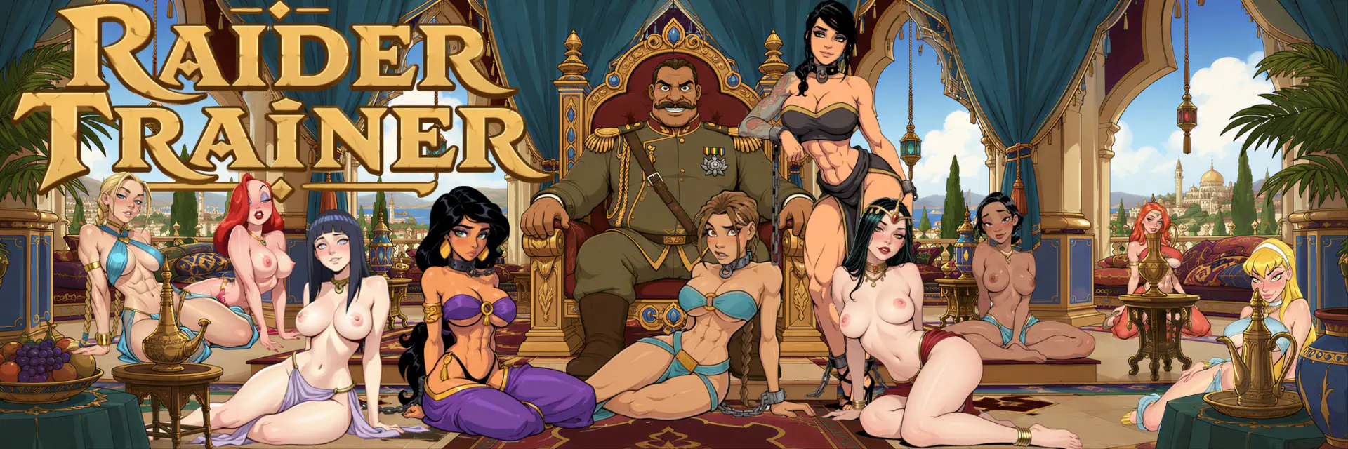 Raider Trainer cover 0.07.3 – Ren'Py adult game by Overworked Peon free download