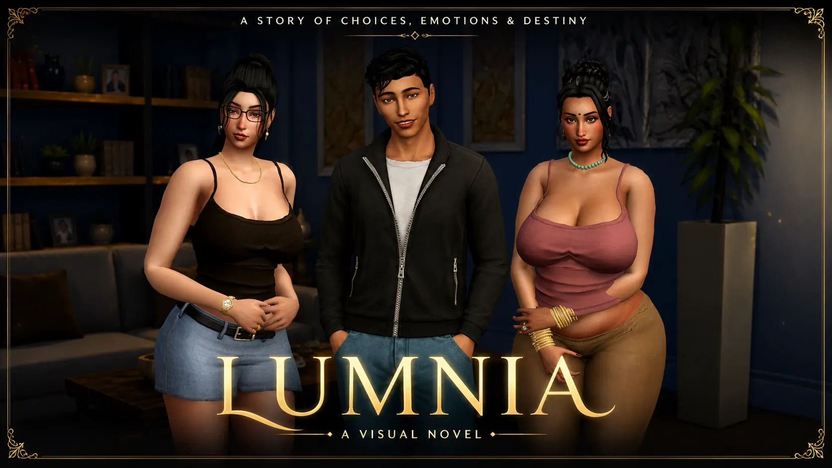 Lumnia gameplay screenshot 6 (Ren'Py adult game) by LoverBoyStudios – free download