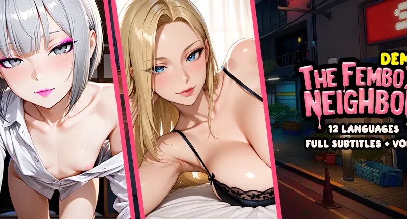 The Femboy Neighbor cover 1.2 – Ren'Py adult game by DesireFox free download