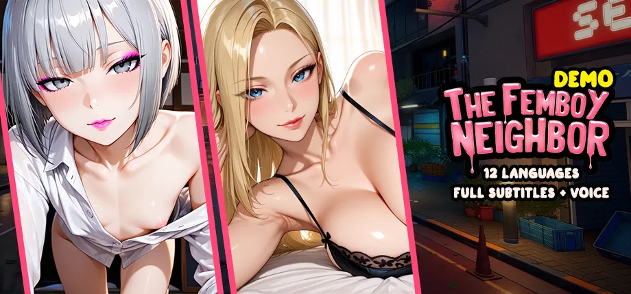The Femboy Neighbor cover 1.2 – Ren'Py adult game by DesireFox free download
