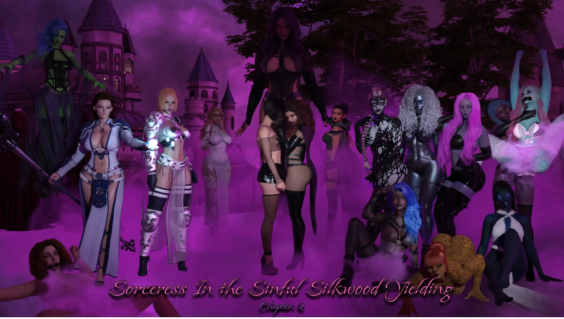 Sorceress In the Sinful Silkwood Yielding gameplay screenshot 10 (Ren'Py adult game) by Preacher of Y – free download
