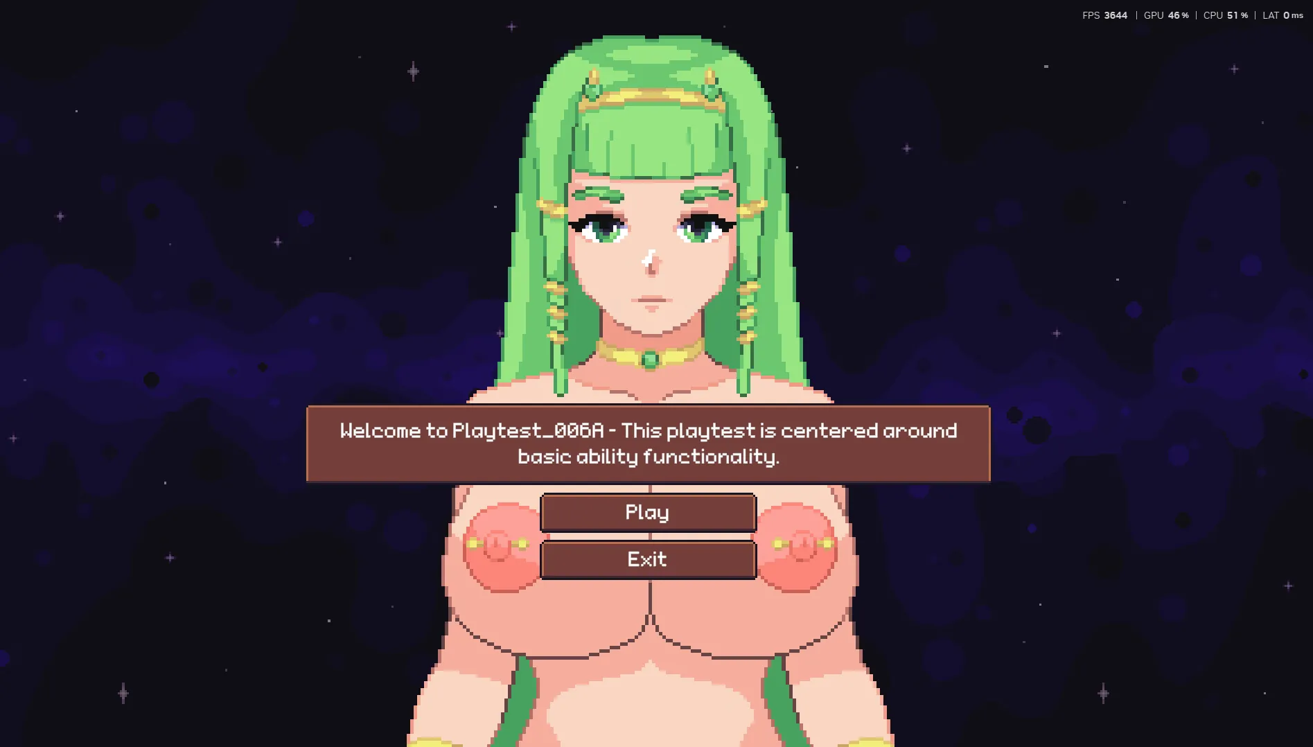 Gift of Hedone gameplay screenshot 1 (Ren'Py adult game) by Jiggly Pixels – free download