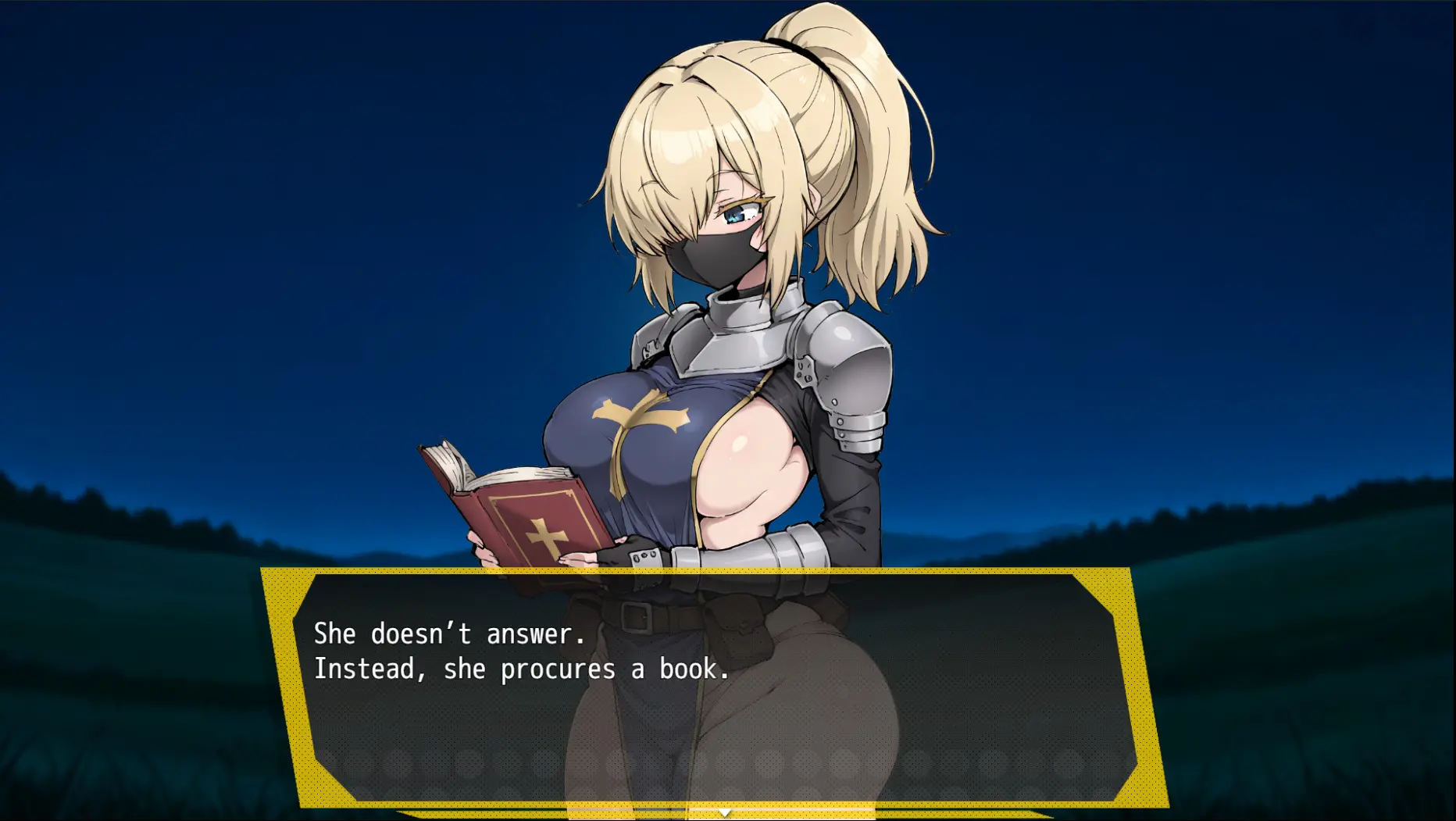 Conquest Femdom Frontlines gameplay screenshot 4 (Ren'Py adult game) by MitteyMew – free download