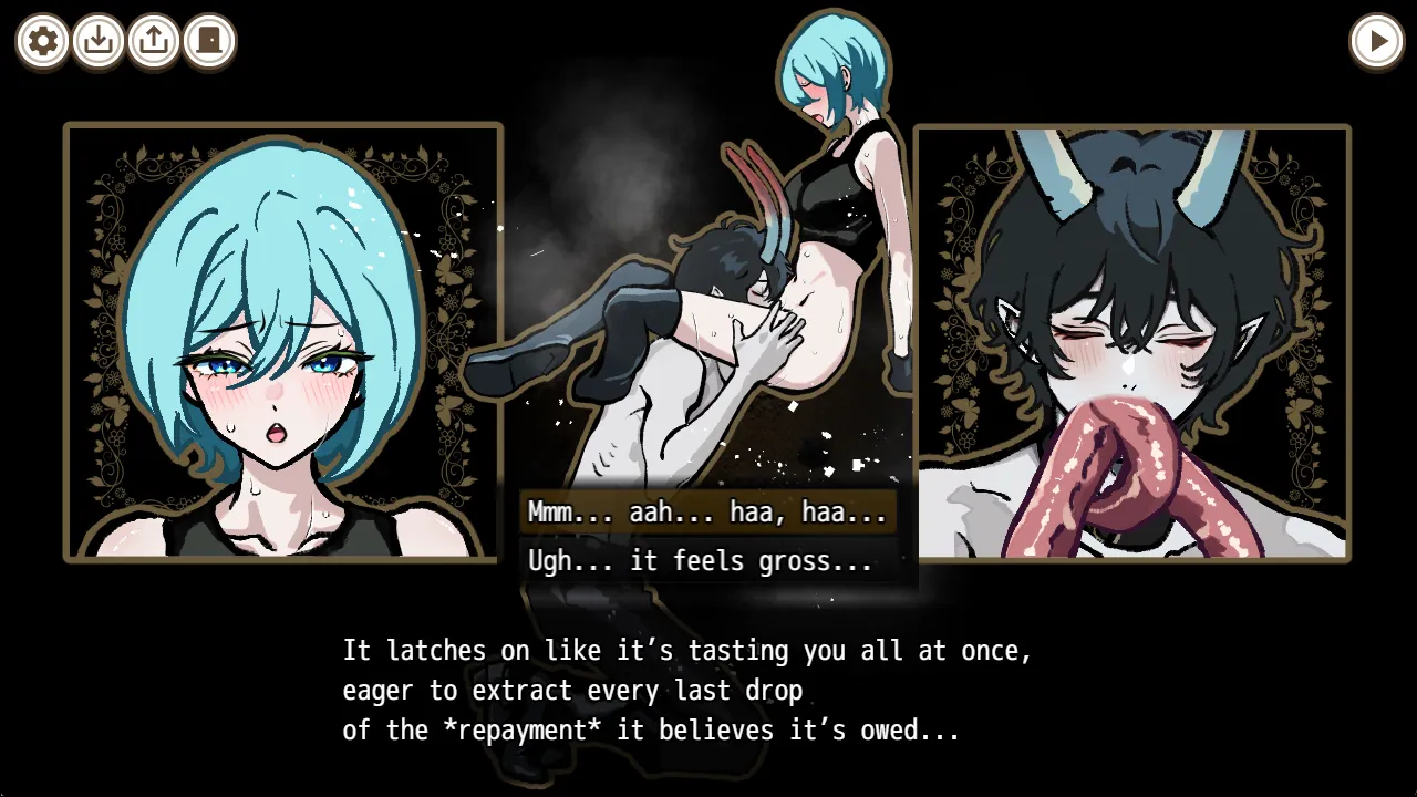 Devil and Pitfall gameplay screenshot 5 (Ren'Py adult game) by You're Special – free download