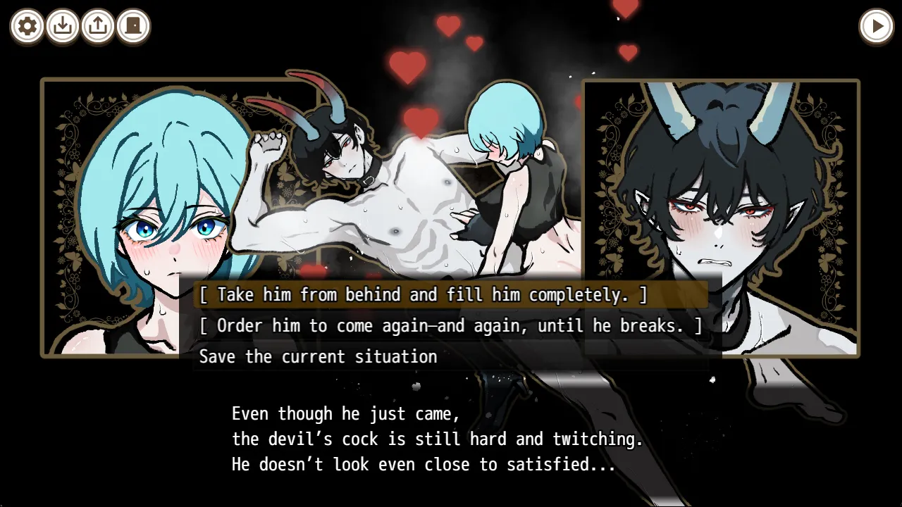Devil and Pitfall gameplay screenshot 6 (Ren'Py adult game) by You're Special – free download