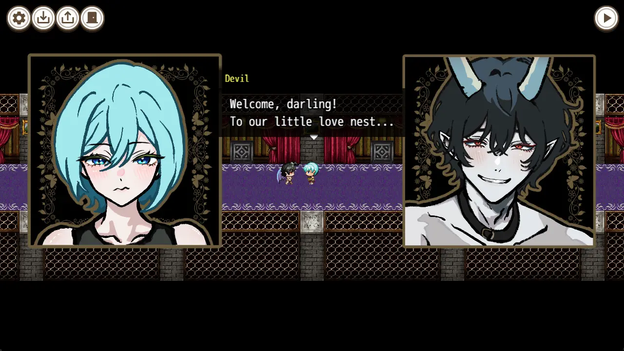 Devil and Pitfall gameplay screenshot 11 (Ren'Py adult game) by You're Special – free download